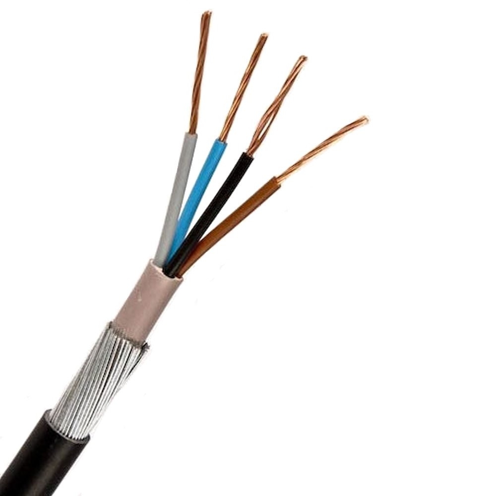 2.5mm x 3 Core SWA Cable Per Metre - 31A Rated Armoured Cable