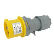 32A 3Pin Plug 110V IP44 Yellow