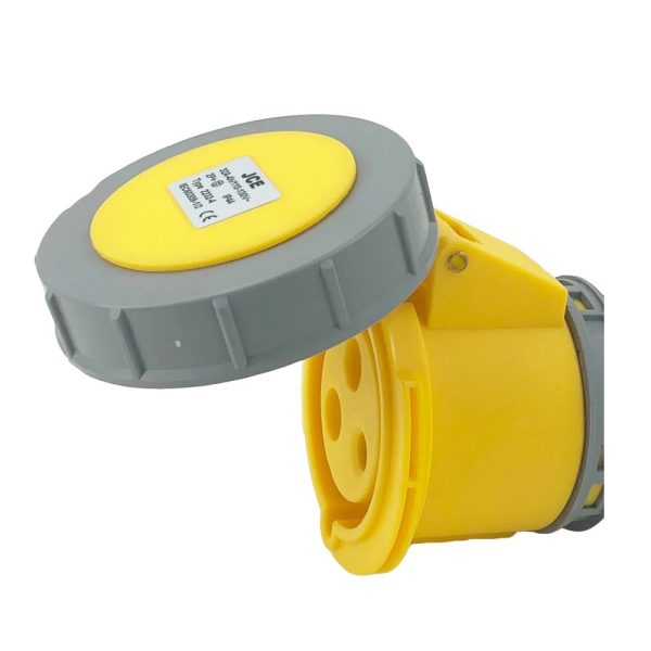 32A 3Pin Socket 110V IP67 Yellow